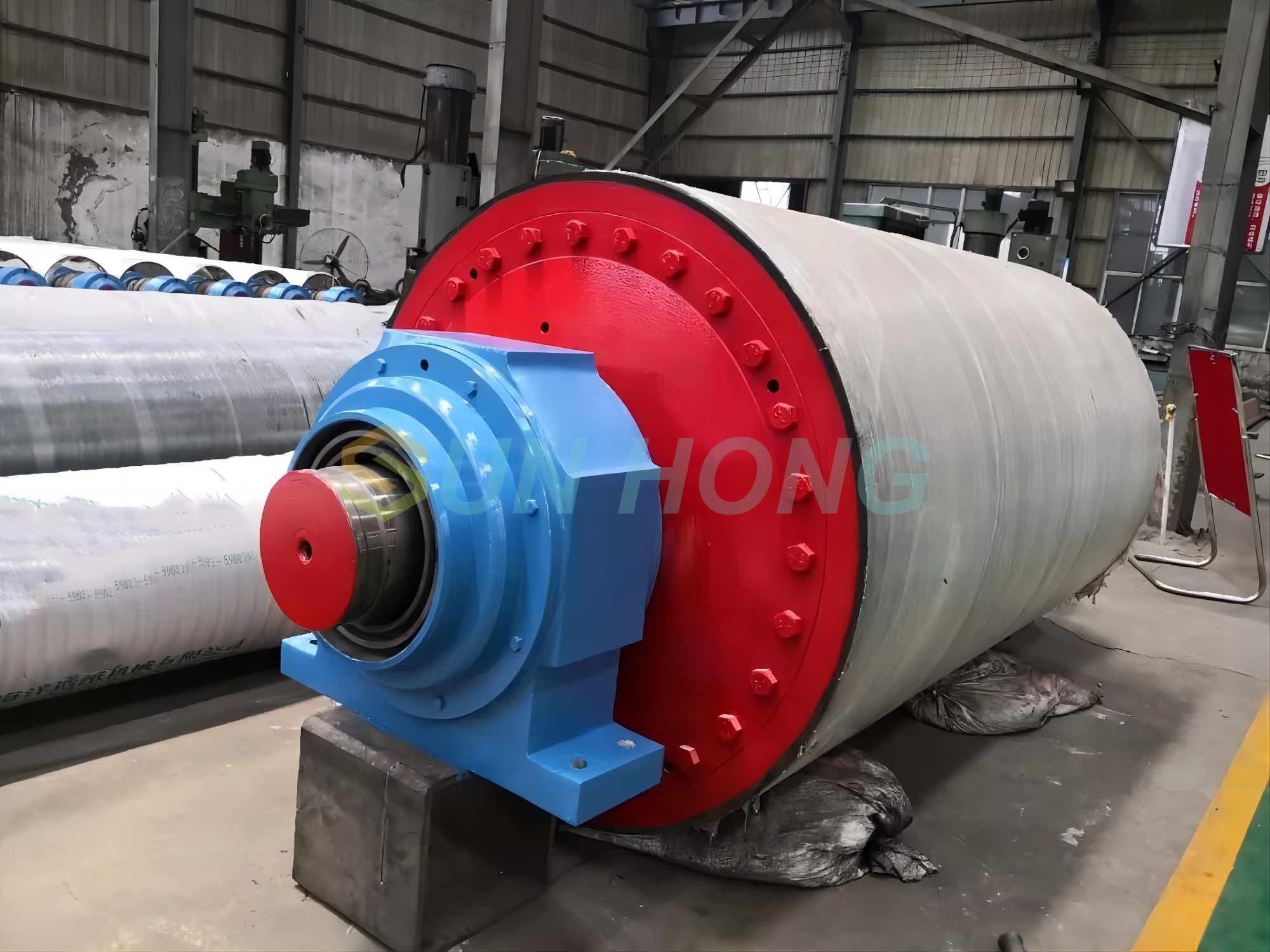 Paper Machine Vacuum Suction Blind Hole Groove Press Roll