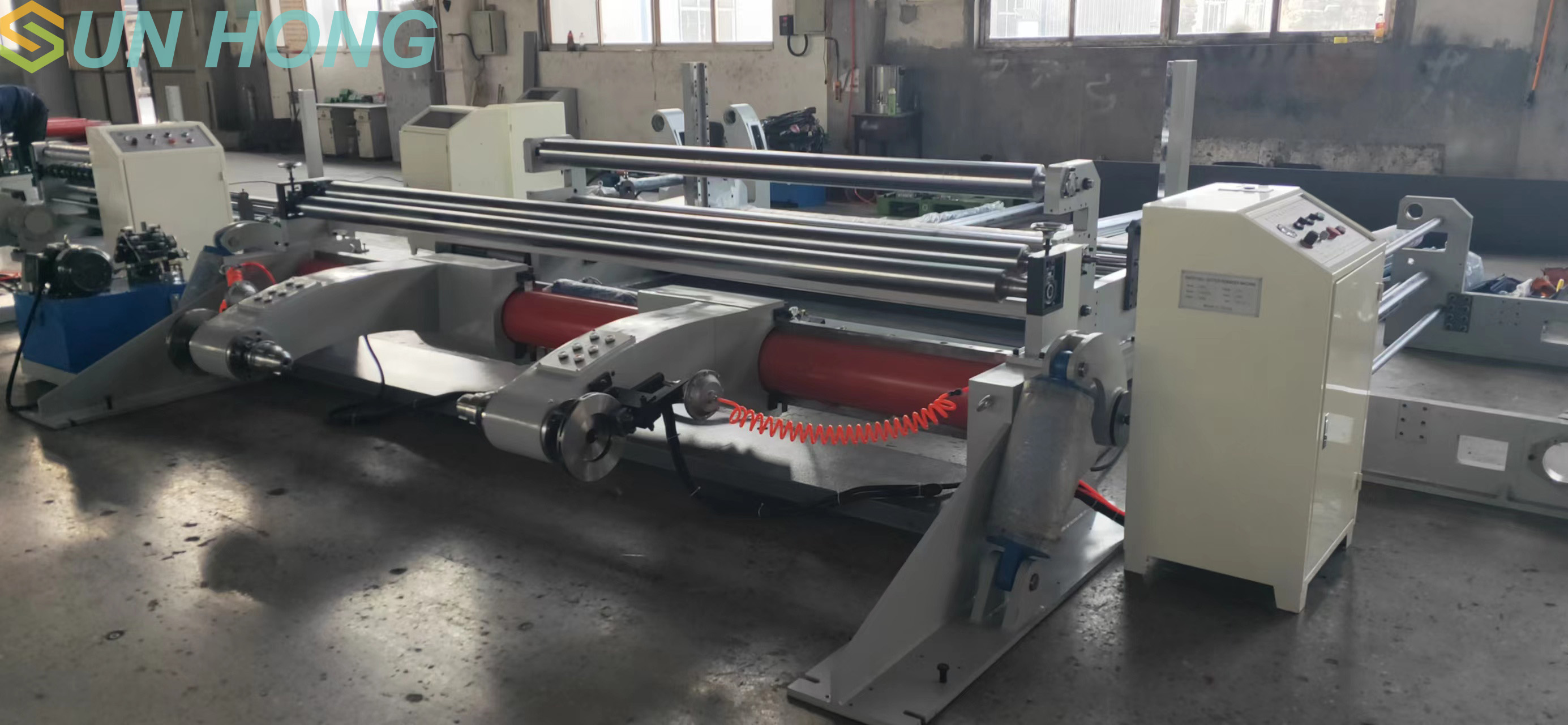 Kraft Corrugated Paper Rewinding Slitting Machine