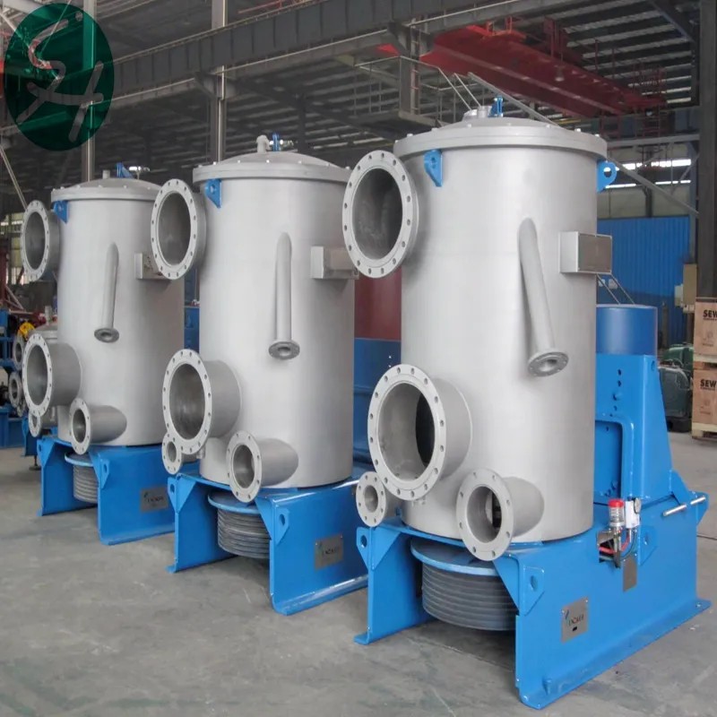 upflow pressure screen for pulping
