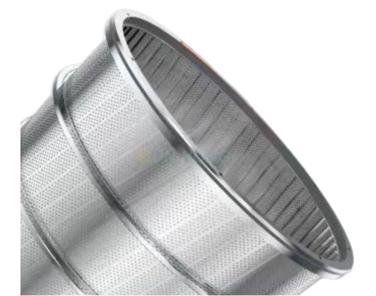 hole screen basket