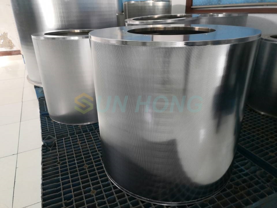 drilled hole screen basket