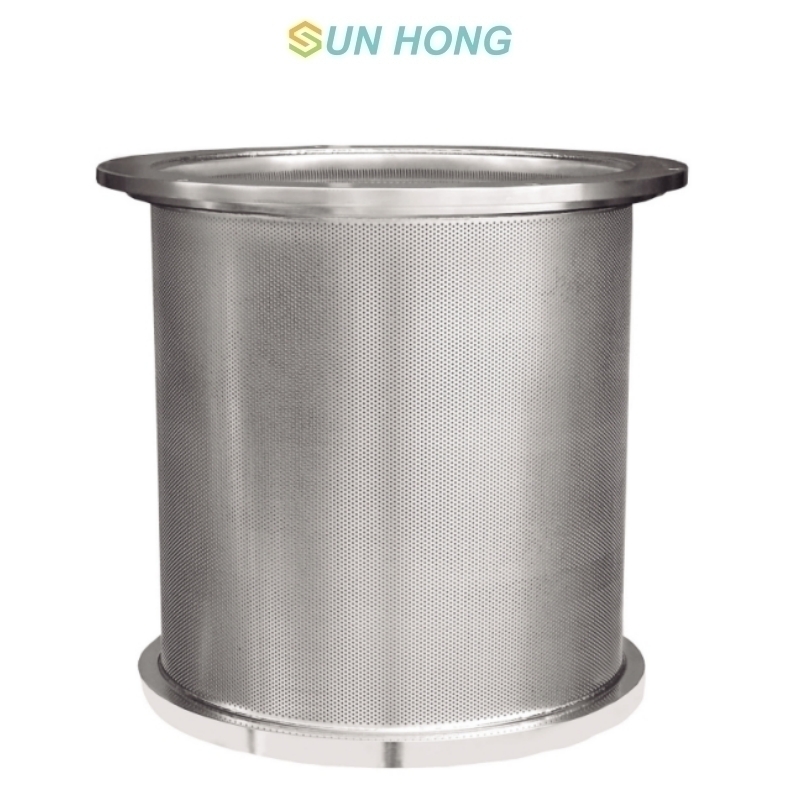 drilled hole screen basket