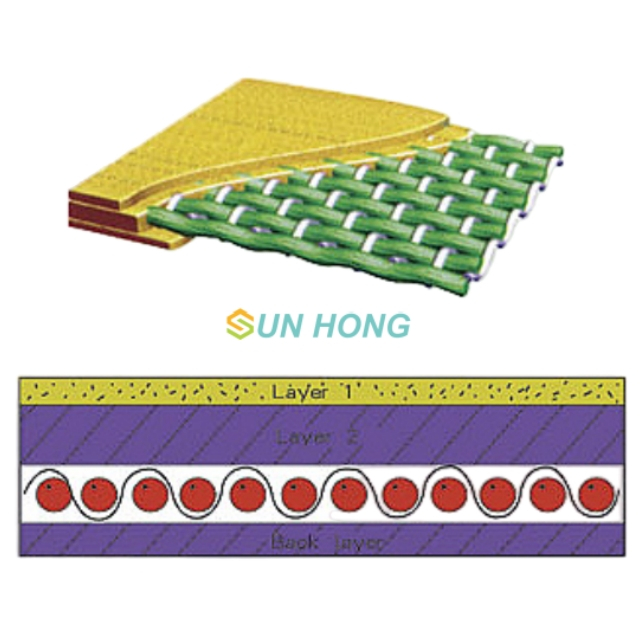 single layer press felt