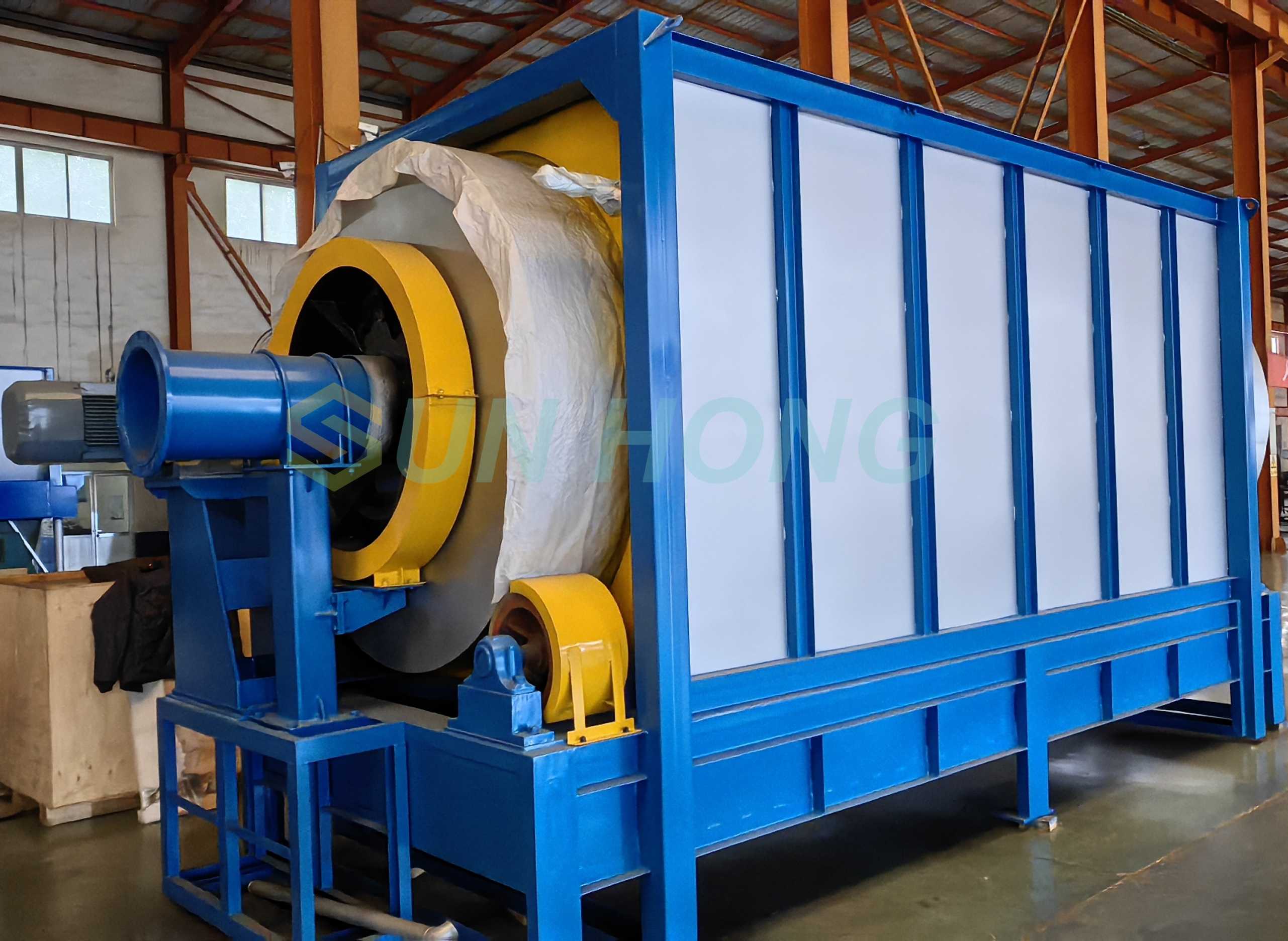 Waste Paper Pulping Drum Trommel Screen