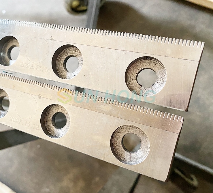 corrugating machine spiral knife