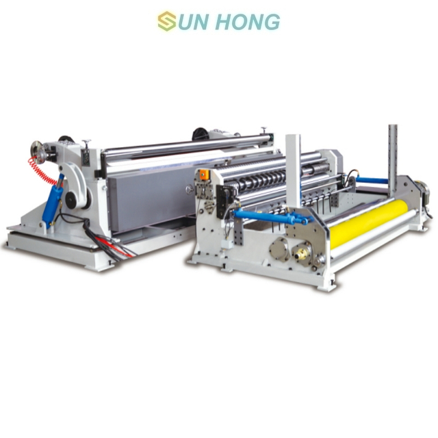 Kraft Corrugated Paper Rewinding Slitting Machine