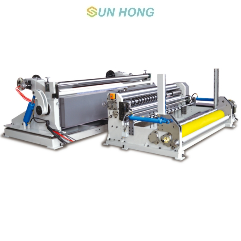 Kraft Corrugated Paper Rewinding Slitting Machine