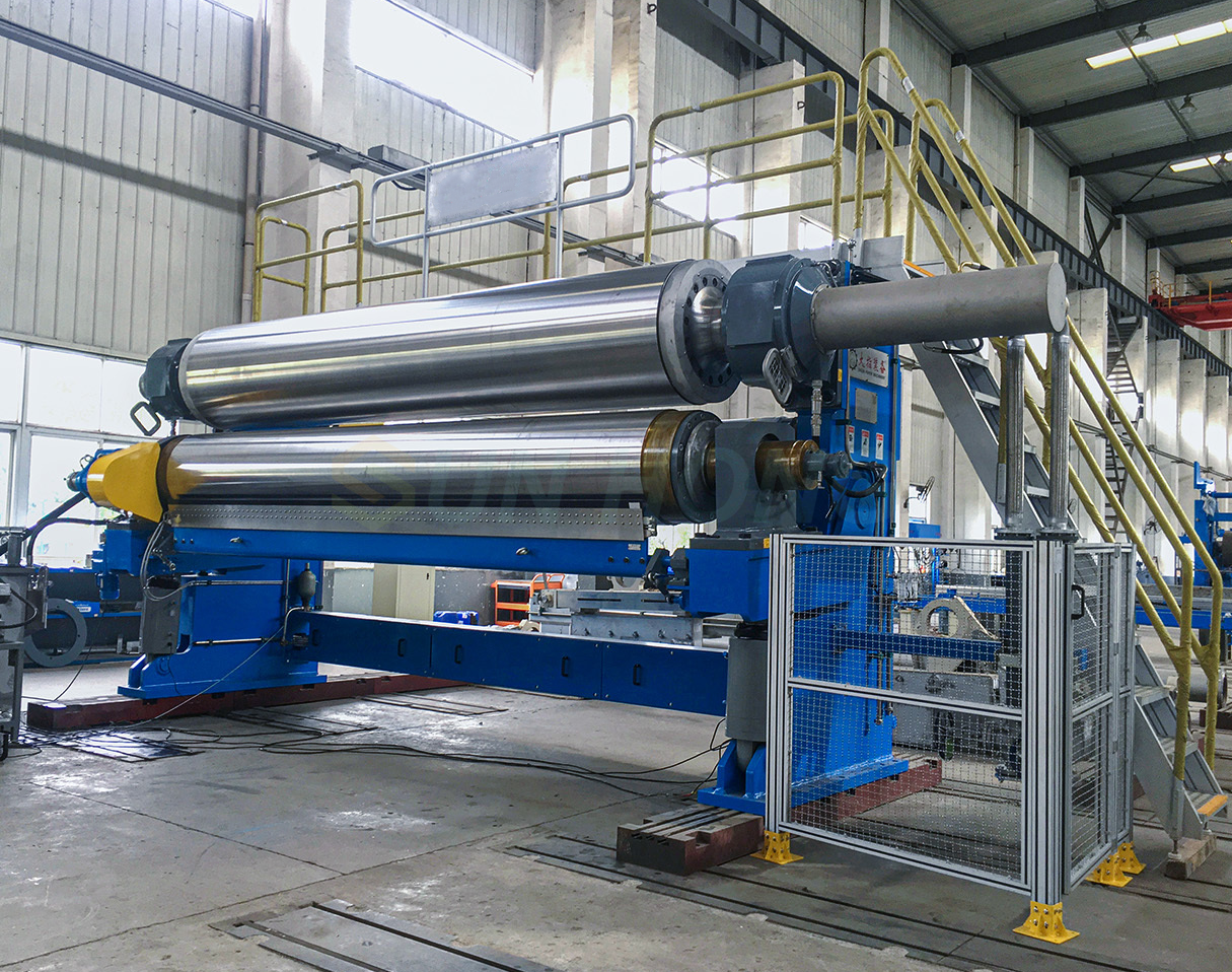 Hard Calender with Controlled Crown