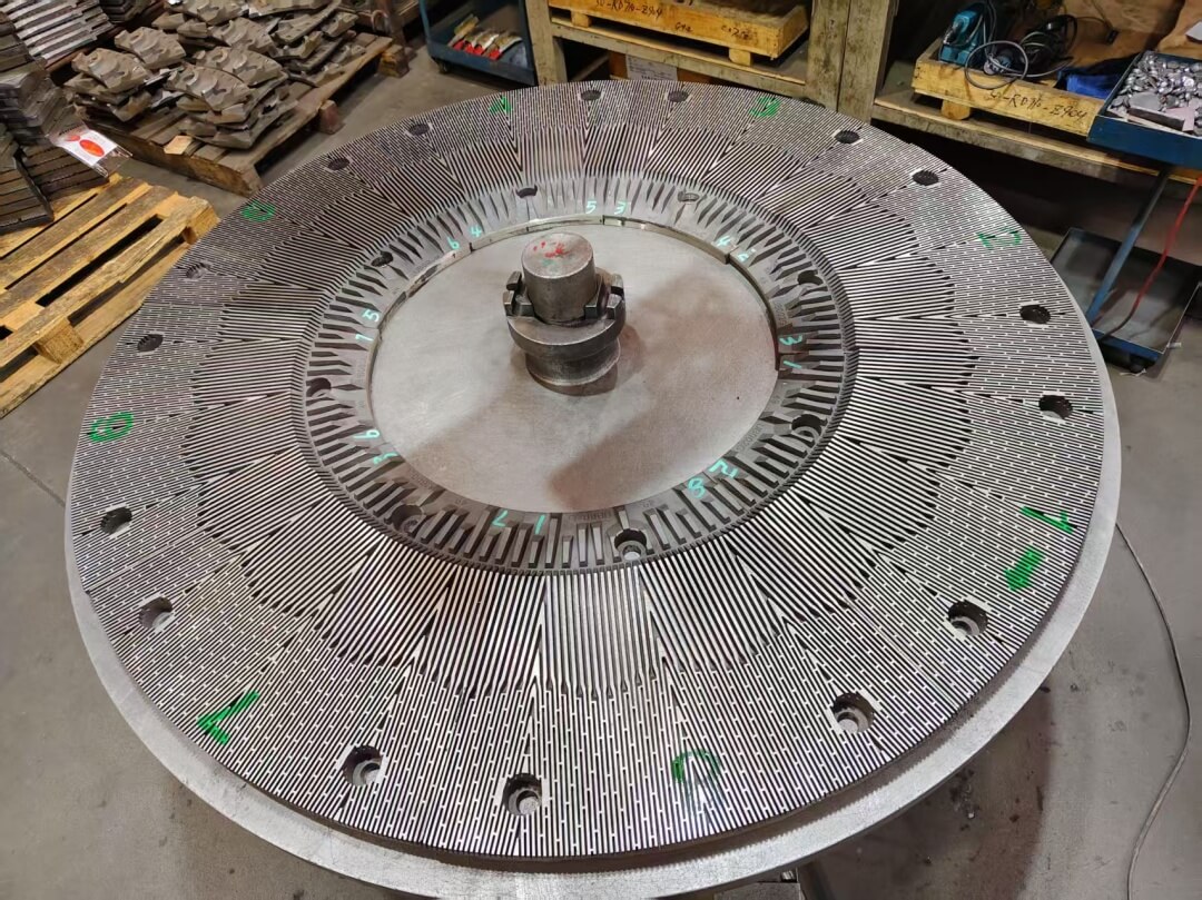 paper making and pulping refiner plate