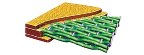 double layer press felt