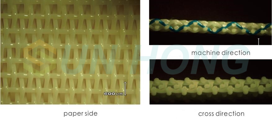 round yarn dryer fabric
