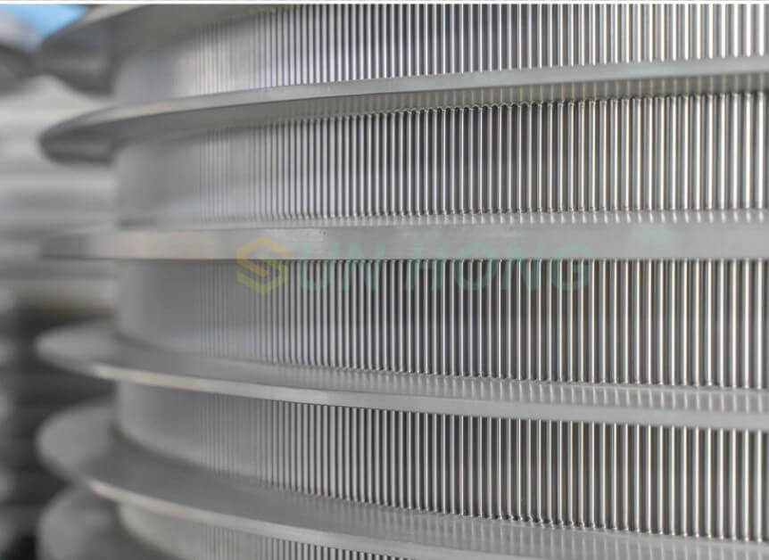 slotted screen basket for pulping