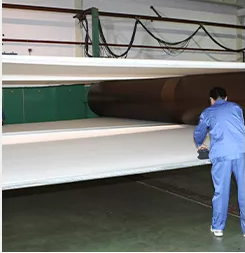 How to deal with edge stripping of paper making press felts?