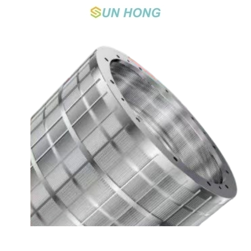 milled slot screen basket
