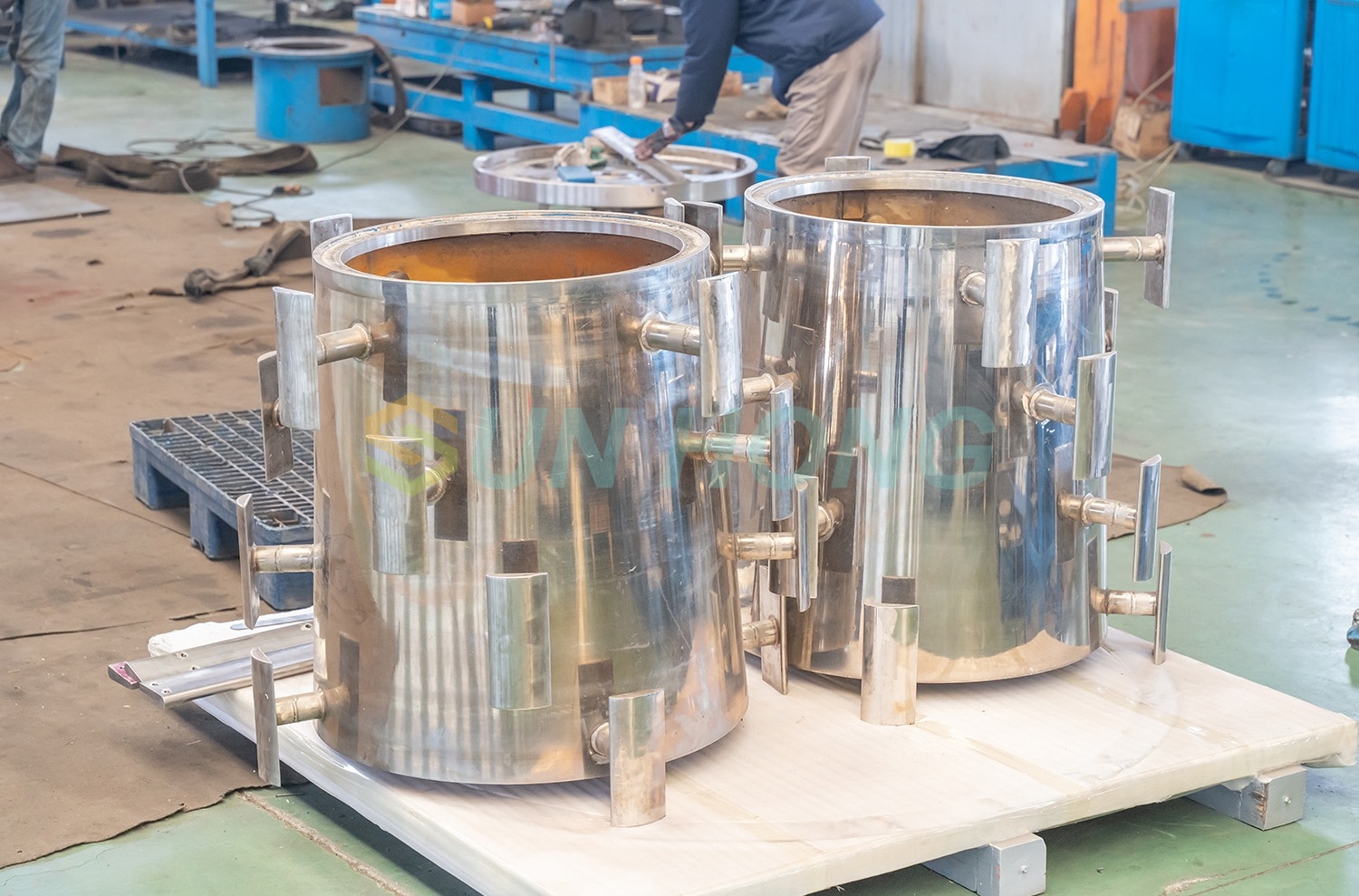 Paper Mill Pulp Pressure Screen Basket Foil Rotor