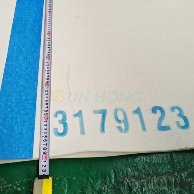 Fiber cement board felt