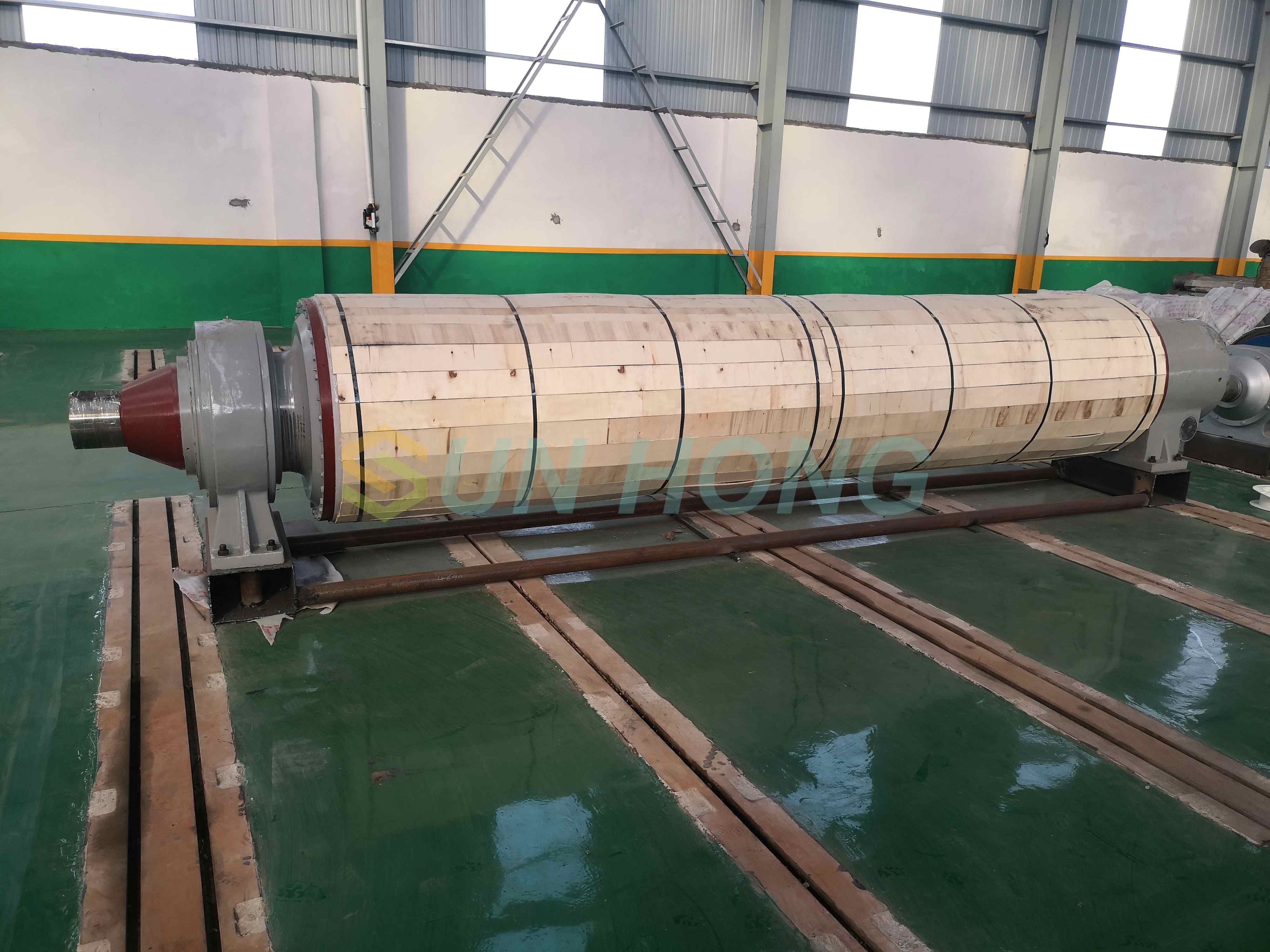 Paper Machine Vacuum Suction Blind Hole Groove Press Roll