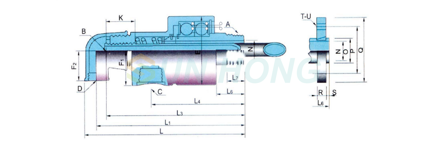 dual flow rotary joint